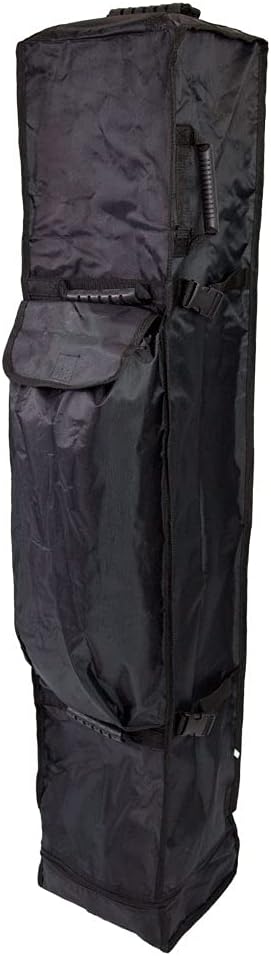Vispronet - Heavy Duty 13ft x13ft Canopy Bag with Wheels - Large Exterior Pocket - Handle and Wheels Makes for Easy Transportation - Clip Closure Allows Easy Opening and Closing of The Bag