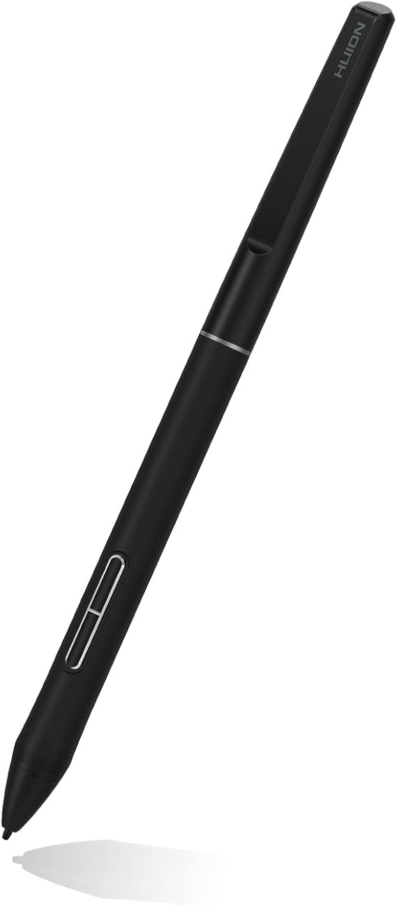 HUION Slim Pen PW550S 9.5mm Diameter for Huion Inspiroy 2/Giano/Keydial/Dial 2, K12/K13/K16(2021)/K22/K24 Series, Kamvas Pro 13 (2.5K)/ Pro 16 (2.5K), Kamvas Pro 16 (4K) Series, Kamvas Pro 24 (4K)