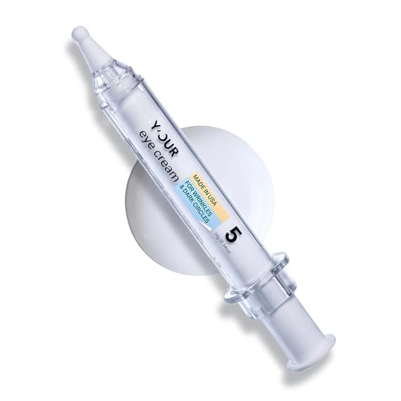 Y'OUR Retinol Collagen Peptide Repair Eye Cream | Firms, Brightens & Depuffs | Cucumber + 3 Collagen-Boosting Peptides + Hyaluronic Acid | For Dark Circles, Fine Lines & Crow's Feet