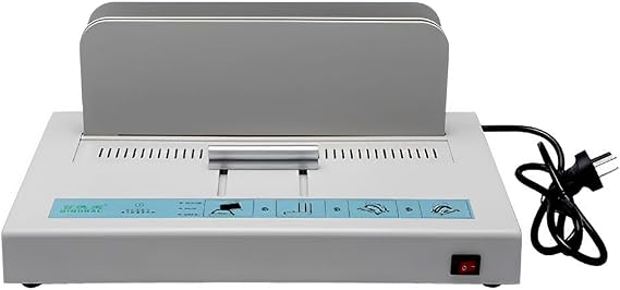 SonGxu Thermal Binding Machine, A4 Hot Melt Glue Universal Thermal Binding Machine, Paper Binding Machine Electric Desktop Sheet Binder 1-50mm Hot Melt Machine Contract Document Invoice Folder