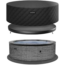 Wave Tahoe Eco Foam Hot Tub | Portable Outdoor Spa with Rapid Heating | Durable PVC Material | Easy Setup | Ideal for Garden and Patio Relaxation (Flint Gray, 4 Person | Standard)