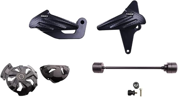 T-Rex Racing No Cut Frame Front Axle Sliders Case Cover Spools for Kawasaki 2011-2016 Ninja 1000 / Z1000SX