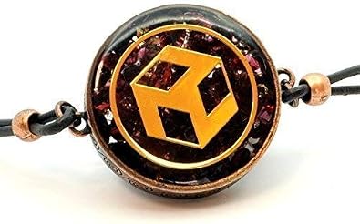 Reiki Antahkarana Orgone Pendant with Garnet