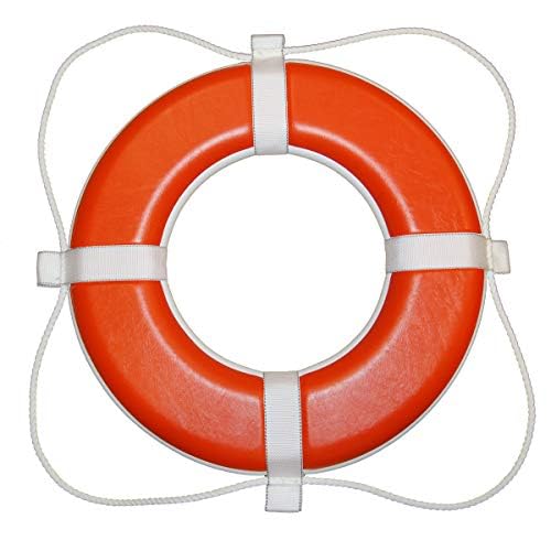 Taylor Made 364 Life Ring Buoy, Orange, 24