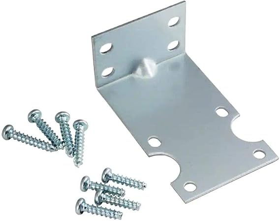Whirlpool Mounting Brackets for Water Filter Housings #WHKF-B6, Fits ONLY Whirlpool Filter Housings WHKF-DWH and WHKF-DUF, Includes 8 Screws