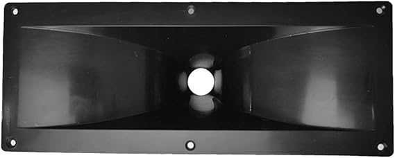 Tweeter Accessories Treble Horn 300 x115MM for Home Theater HiFi Karaoke Professional Mixer Black