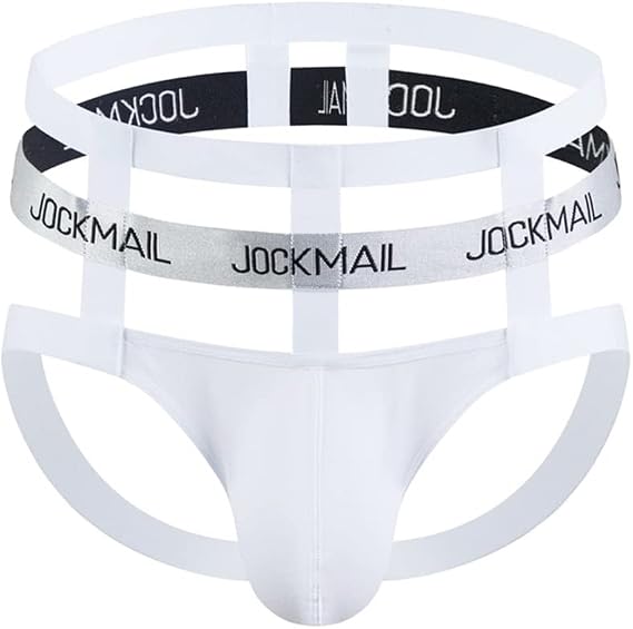 JOCKMAIL Mens Jockstrap Underwear Mesh Breathable Athletic Supporter Jock Straps Male Underpants