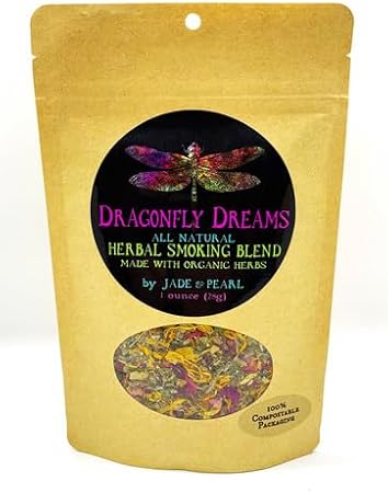 Dragonfly Dreams Herbal Smoking Blend (1 oz. compostable pouch)