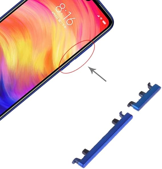 Power Button and Volume Control Button for Xiaomi Redmi Note 7 Pro/Redmi Note 7