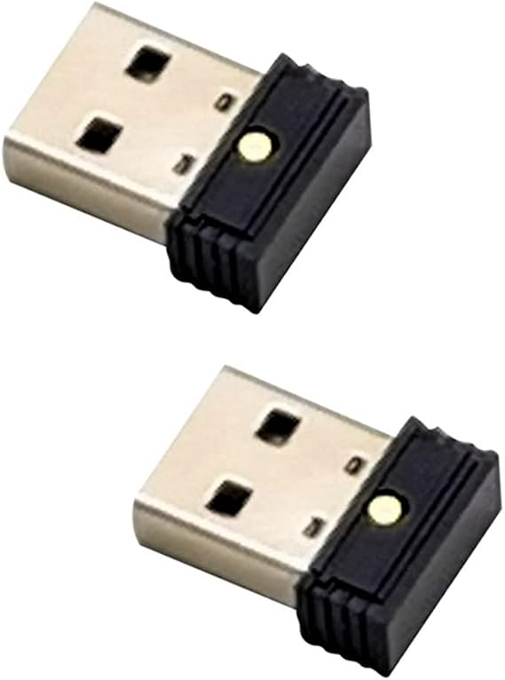 2Pcs USB Mouse Jiggler,Undetectable Automatic Computer Mouse Mover Jiggler, Keeps Computer Awake, Mouse Movement, 500312358