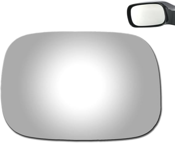 WLLW Mirror Glass for 2005-2010 Toyota Avalon Driver Side Only Left Flat Replacement Glass with Adhesive