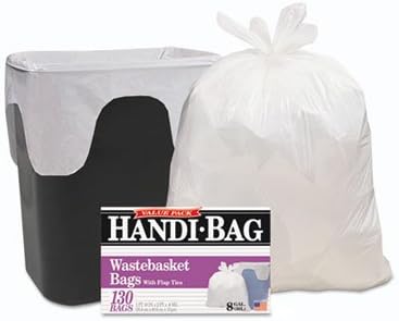 Super Value Pack, 8gal, .55mil, 22 x 24, White, 130/Box, Sold as 1 Box