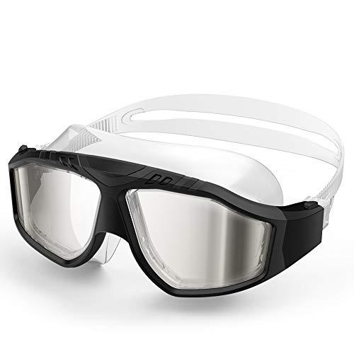 OutdoorMaster Swim Mask - Wide View Swimming Mask & Goggles Anti-fog Waterproof
