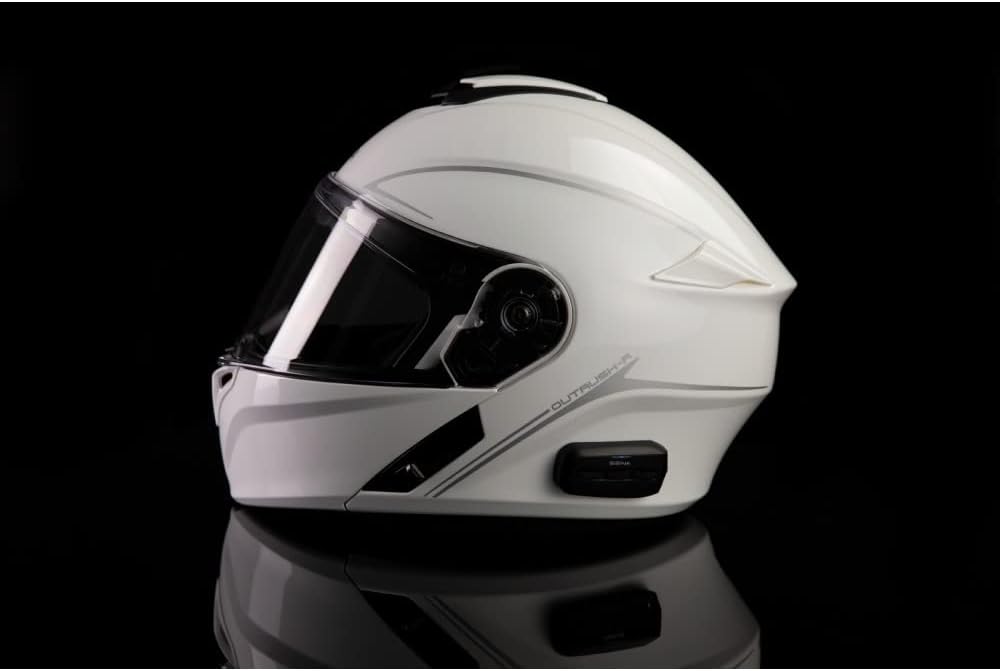 Sena Outrush R Solid Helmet Medium Glossy White
