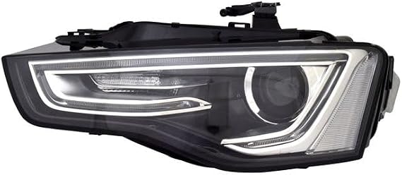 Headlight Left side headlamp driver side headlight assembly projector front light car lamp car light compatible with Audi A5 8T/8F 2012 2013 2014 2015 2016 2017 VP1941L