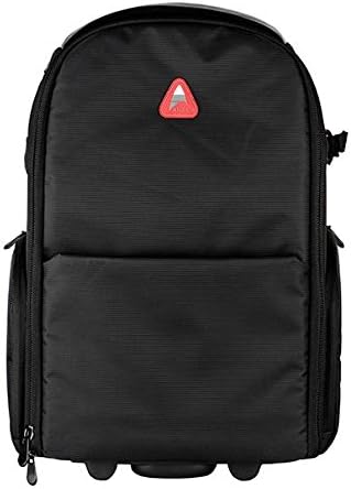 Vivitar Series 1 Trolley DSLR Camera Backpack Case with Wheels (Black)