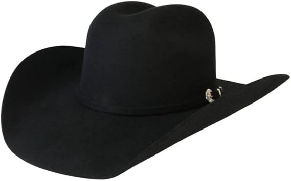 Justin Americana Black 3X Wool Cowboy Hat, 7 3/8