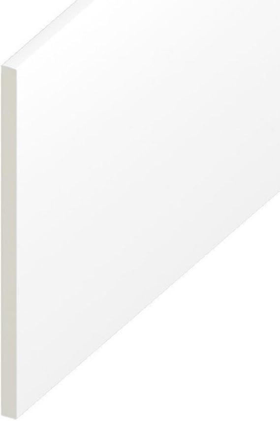 Upvc Flat Plastic Board White - 150mm Wide x 1 Metre Long