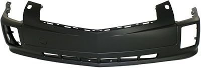 1pc Front Upper Primed Plastic Bumper Cover WFog Lamp Holes for Cadillac for SRX ConfortEleganceLujo 2004-2006 & Base 2004-2009 19121107 13431887