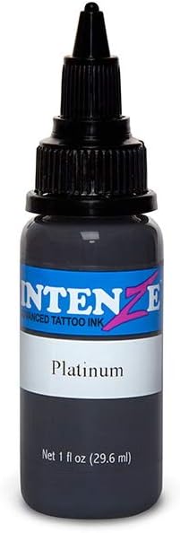 Intenze Tattoo Ink - Platinum - 2oz Bottle