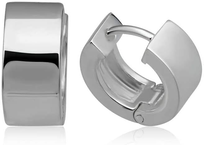 Silver Ring Men's Earrings