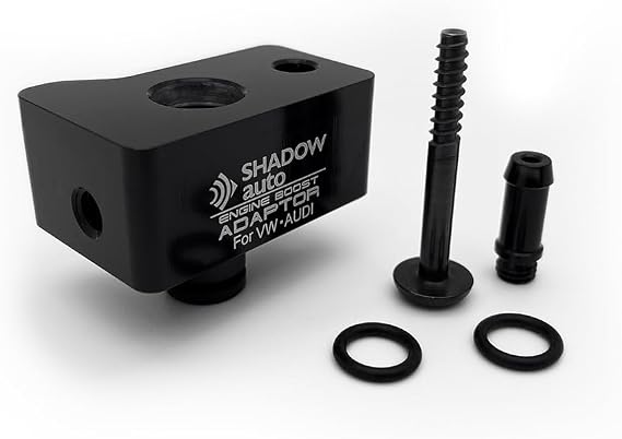 Shadow Turbo Boost Gauge Sensor Adapter for VW SEAT Audi Porsche EA888 GEN3 EVO4 Engine Billet Aluminum Boost Vacuum Tap Kits