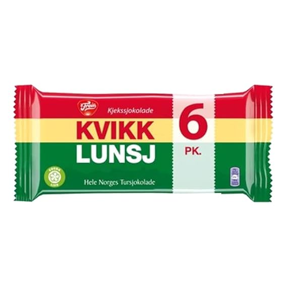 Freia Kvikklunsj Chocolate Covered Wafers 8-Pack