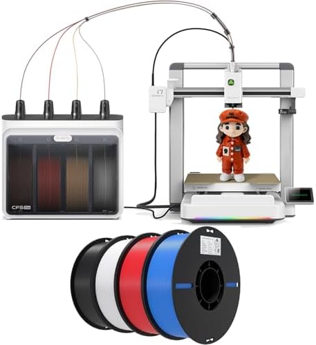 Creality SPARKX i7 Combo 3D Printer Bundle witn Creality 3D Printer Filament 1.75mm 4KG Black White Blue Red