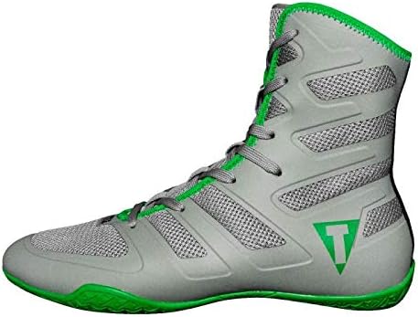 Title Boxing Total Balance Shoes (Grey/Green, US Footwear Size System, Adult, Men, Numeric, Medium, 8)