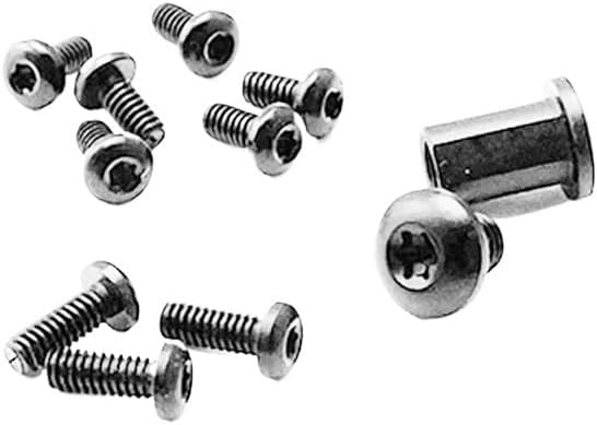 10-Piece Set Titanium Screw Fits for Adamas 275, Custom Handle Patch Screw and Pivot Set DIY Replacement Accessory(Silver)