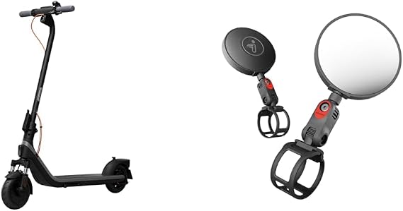 Segway Ninebot E2 Plus II Electric Scooter with Mirror Bundle