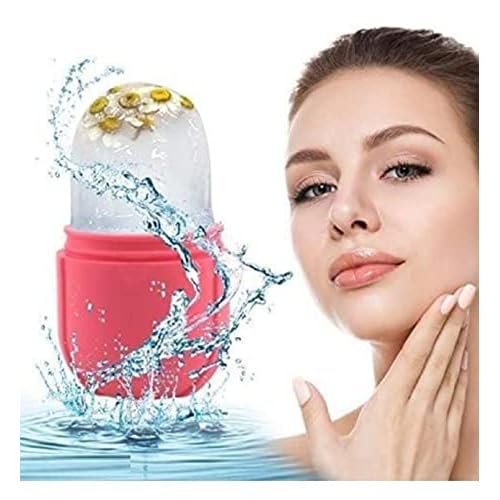 Ice for Face, Ice Face Roller, Ice Roller for Face and Eye, Reusable Beauty Ice Facial Roller for Face Skin Care Silicone Ice Stick Face Ice Mould Icing Tool, Gifts for Her