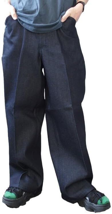 Indigo Denim Gorilla Cut Loose Fit Pants by Ben Davis Co