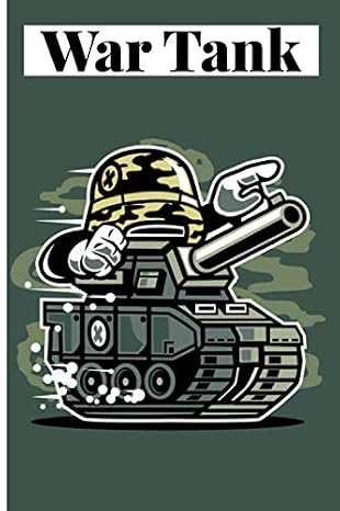 War Tank Notebook Journal: Cartoon Vector Bundle .120 Pages , 6 x 9 , Soft Cover , Matte Finish.