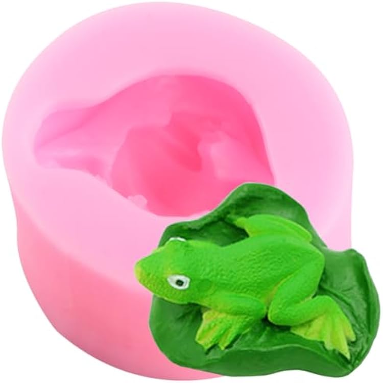 Frog Fondant Molds Frog Cake Decorating Silicone Mold For Cupcake Topper Cake Decoration Chocolate Candy Gum Paste Polymer Clay