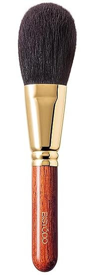 BISYODO Long Series Finishing Powder Brush - Round Flat Type