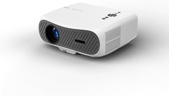 Smart Projector Support 4K HDR, LED Daylight Projectors 2400 ANSI with WiFi6 Bluetooth5.4 HDMI eARC/CEC