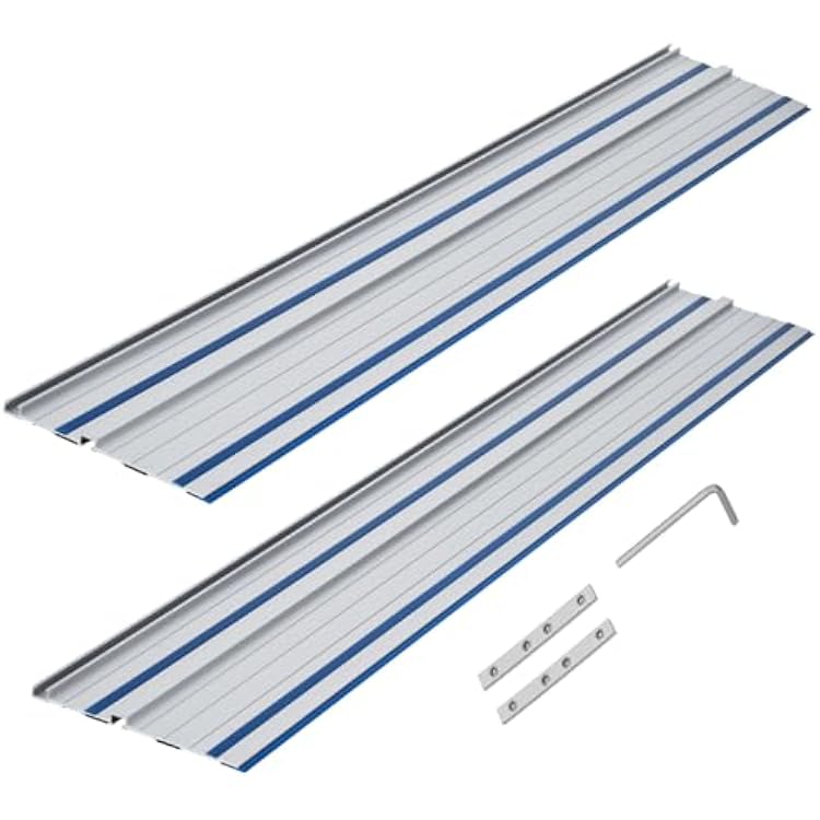 ACS430 2  55Track saw Guide Rail for kreg ACS430.Includes 2  55 for kreg Guide Rail,2 Rail Connectors .Compatible with Kreg Track Saws
