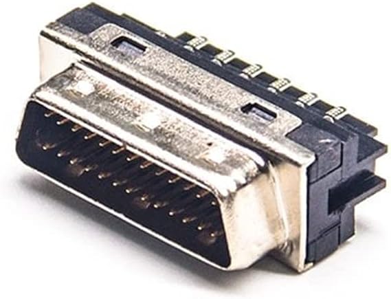 Elecbee SCSI Connector 26 PIN HPDB Male Straight Solder Type for Cable, Compatible with Hard Drives Scanners Printers and Other SCSI Peripherals
