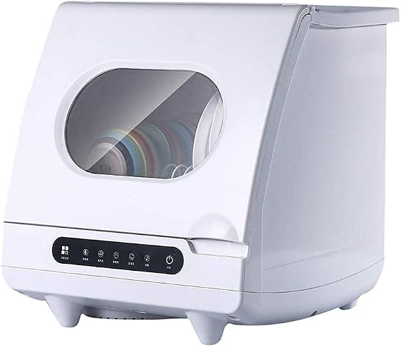 Automatic Dishwasher, Compact Desk Type Dishwasher, Intelligent Dishwasher with Drying Function, Luxurious Touch Panel, No Need to Install practical
