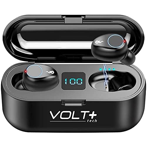 Wireless V5.3 Bluetooth Earbuds Compatible with Motorola razr 2 and 2,000Mah PowerBank LED Display, Mic 8D Bass IPX7 WaterproofSweatproof