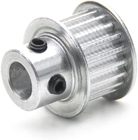 3Mod 15T Pitch 3mm Timing Belt Pulley Synchronous Wheel 3.175mm Bore For 10mm Width Belt (3M 15T, Bore:3.175mm)