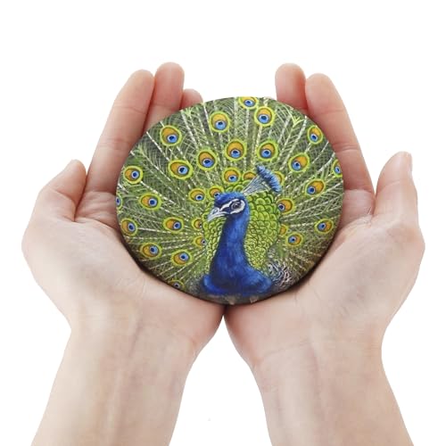 ROCART 36 PCS Large Rocks for Painting, 3.15-4.15 Inches Flat Painting Rocks for Arts & Crafts, Natural Smooth River Rocks for Painting, Kindness Rocks, Decoration, DIY, Crafting Gift
