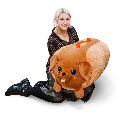 Squishable  Massive Hot Dog Dachshund Plush