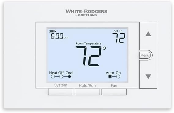 White-Rodgers 80 Series, Programmable, Universal Thermostat, 1F85U-22PR