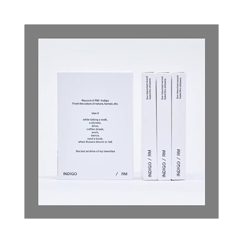 BTS RM Indigo 1st Solo Album Contents+Book+Postcard+Photocard+Fabric card+Instatnt photo/Lyric book+Guide+Tracking (Postcard Edition(Weverse Platform))