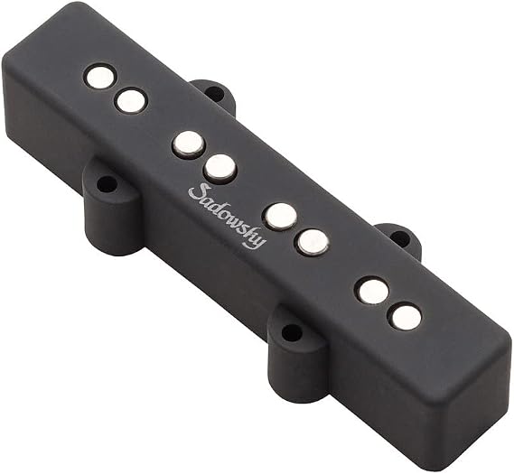 Sadowsky J-Style Bass Pickup Alnico V, Noise-Cancelling, Split Coil, 4-String - Bridge SAC PU J4 B SC Black