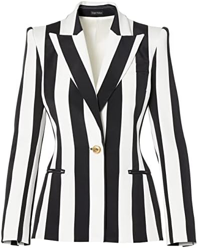Single Breast Stripe Blazer