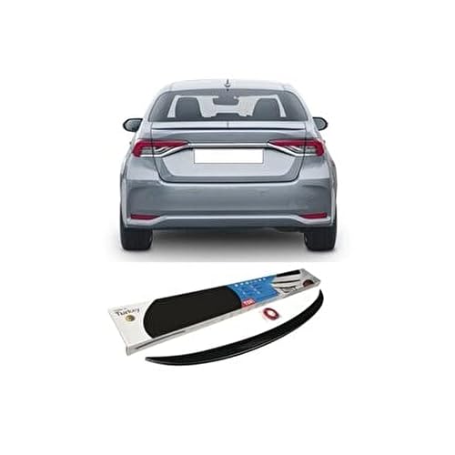 BTM AUTOMOTIVE 722 Luggage Spoiler Piano Black 2018-2021 Compatible with Toyota Corolla