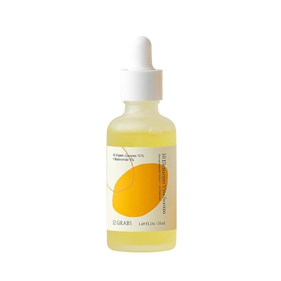 Shift4 10 Elements Vita Serum 50ml Vitamin Complex 10 Percent Niacinamide 5 Percent Daily Soothing Facial Serum For Sensitive Skin Non Irritating pH Balanced Skincare
